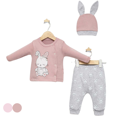 Set Abbigliamento Neonata "Coniglietto Coccoloso"