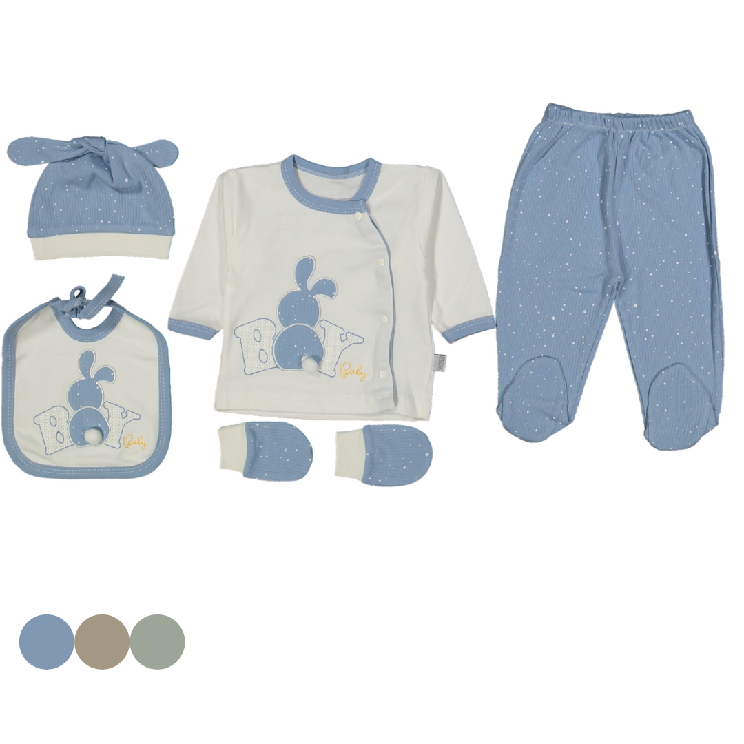 Set Nascita Neonato "Baby Bunny"