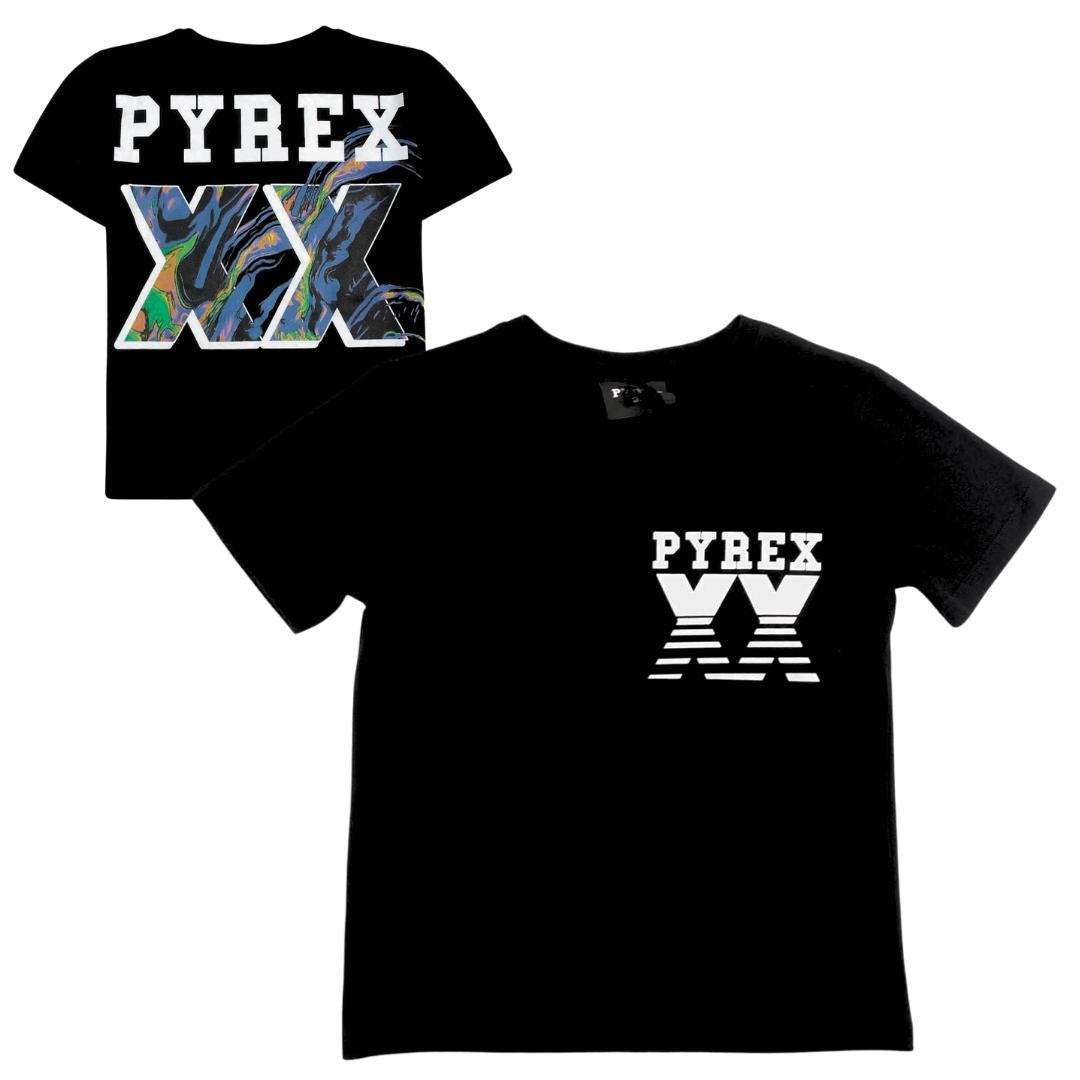 T-shirt Ragazzo Pyrex nera