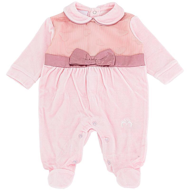 Tutina Melanie con fiocco ciniglia - Baby Shop Store