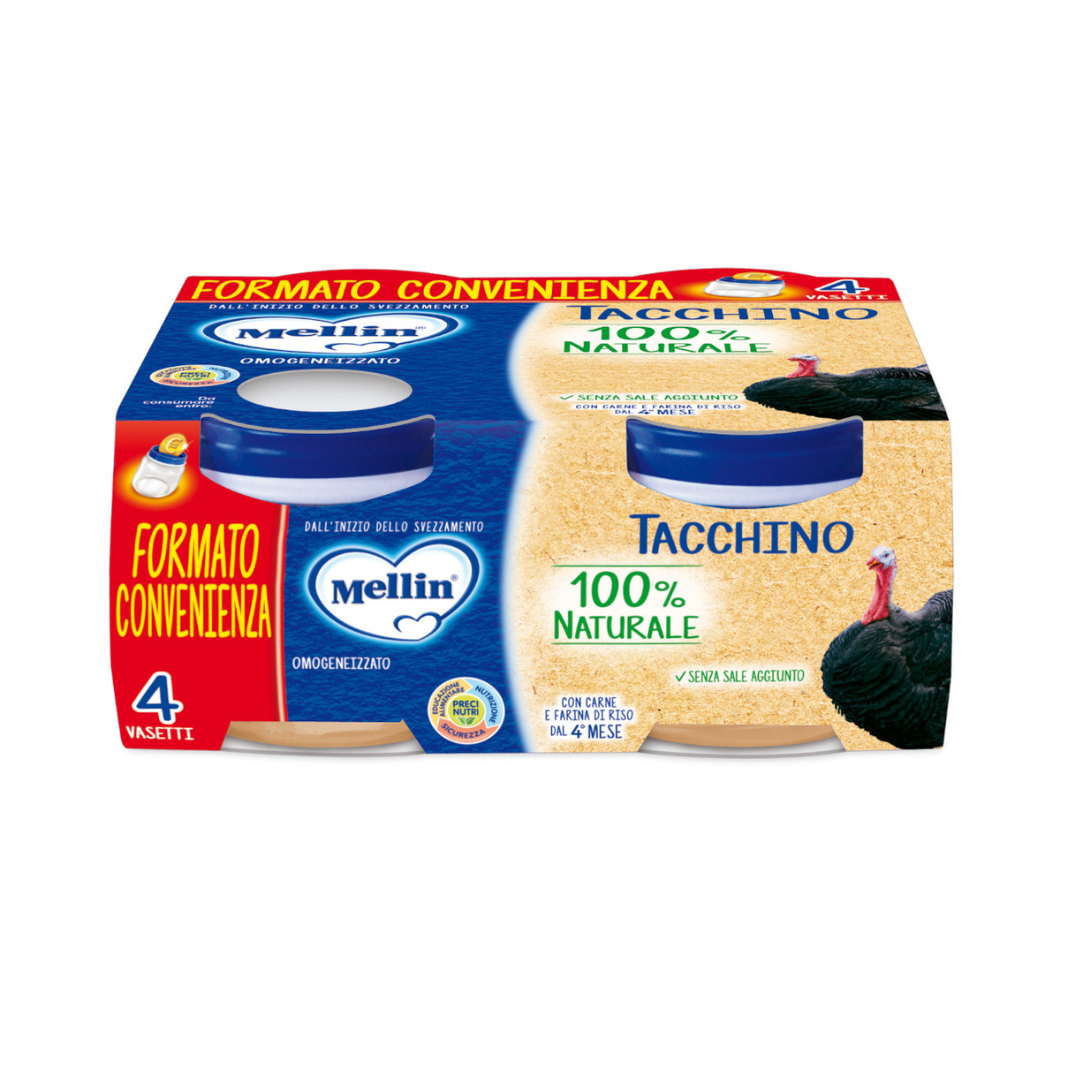 Omo Mellin Tacchino   80gr x 4