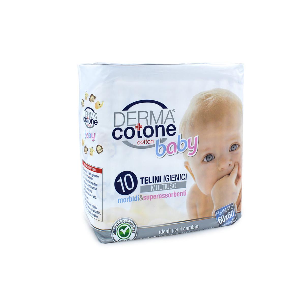 SÁBANAS HIGIÉNICAS MULTIUSOS 60X60 dermis algodon