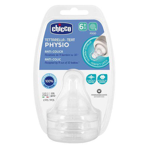 CHICCO TETTARELLA PERFECT 5 6M IN SILICONE 2 PEZZI - Baby Shop Store