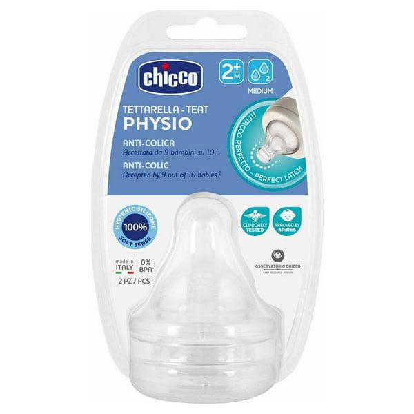 Chicco Physio Tétine anti-colique 2m+ x2