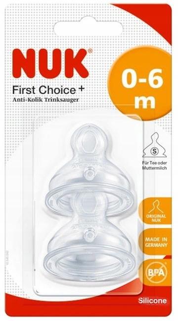 Tettarella Nuk First Choice 0-6 mesi 2 pezzi