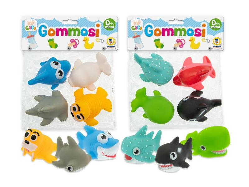 Animali marini gommosi x4