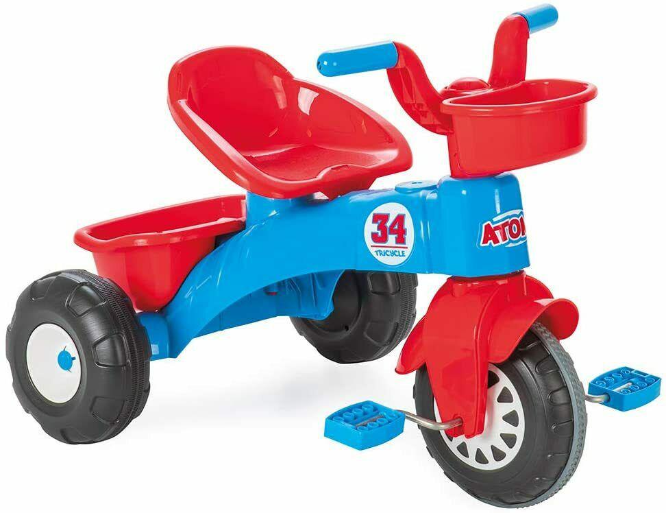 Triciclo Atom rosso e azzurro