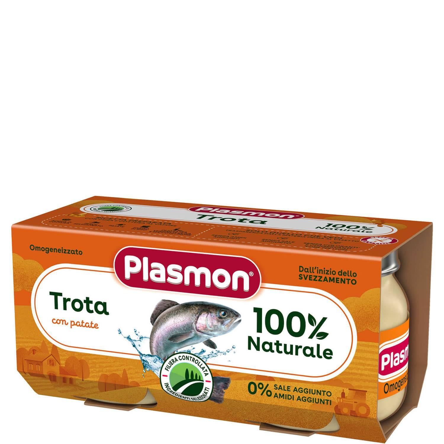Plasmon Trota con patate 2x80gr