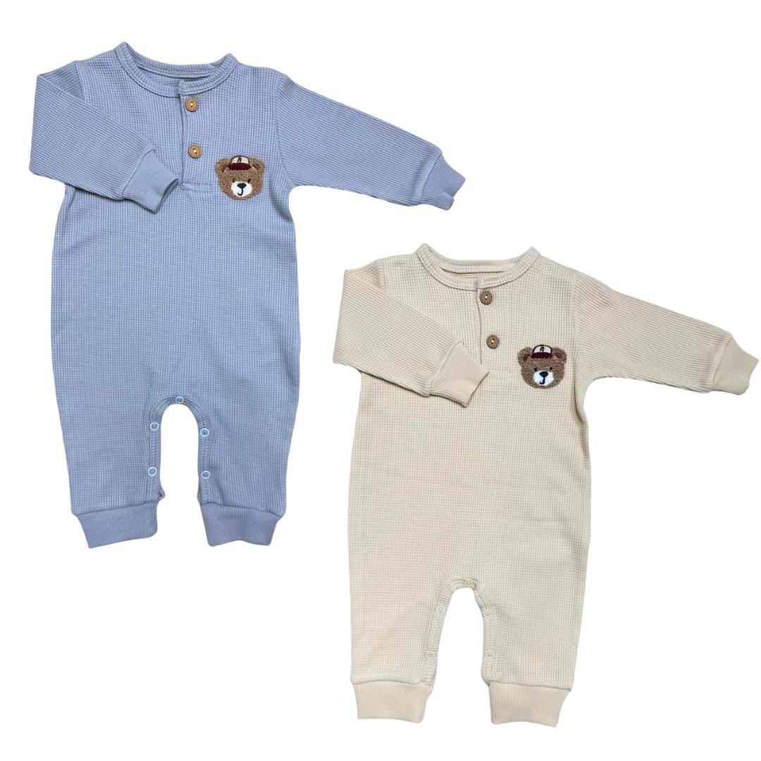 Tutina Neonato/ Bimbo caldo cotone orsetto