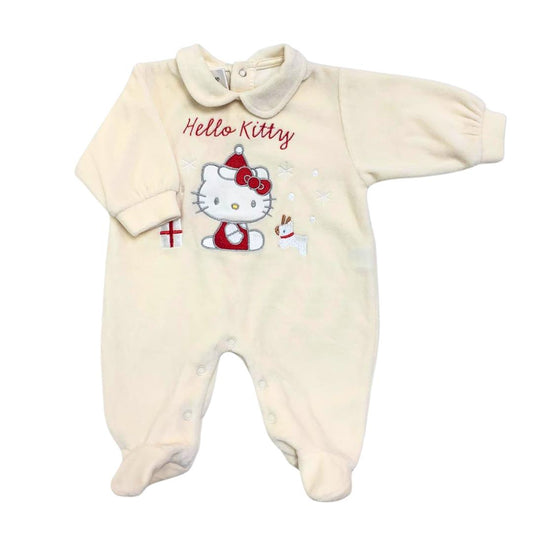 tutina Natalizia in ciniglia hello Kitty