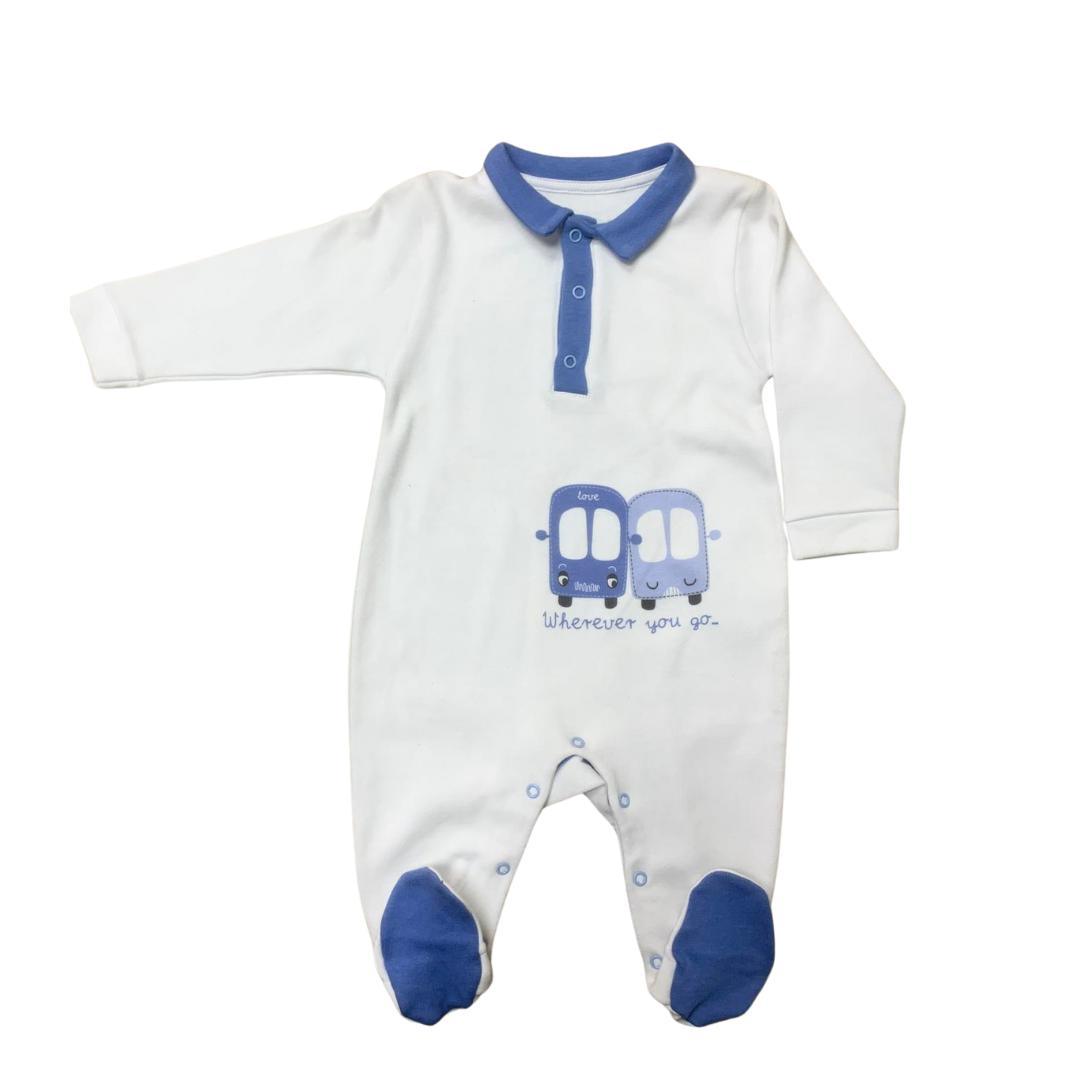 tutina in cotone baby vip maschietto macchinine - Baby Shop Store