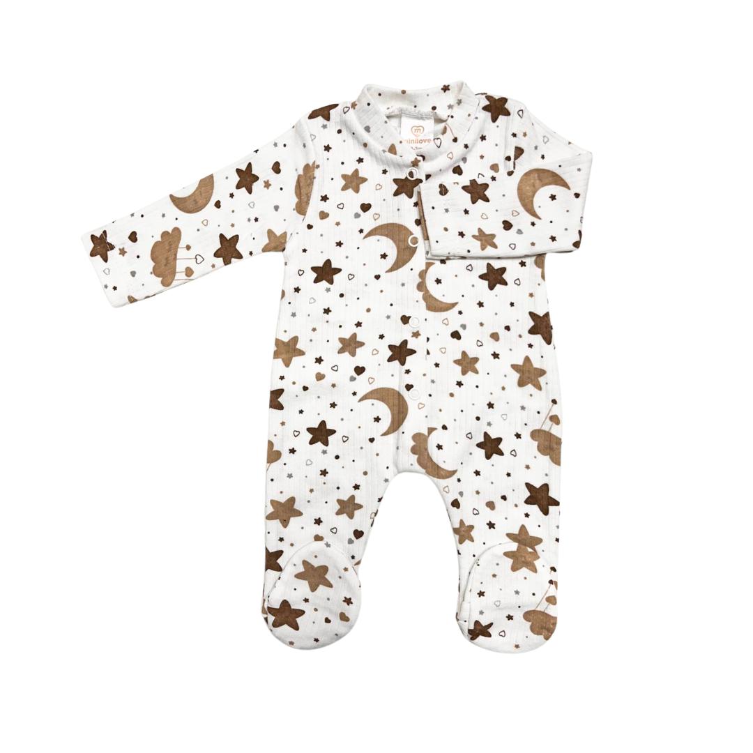 Tutina Caldo Cotone Neutra Stelle Bimbo/ Bimba