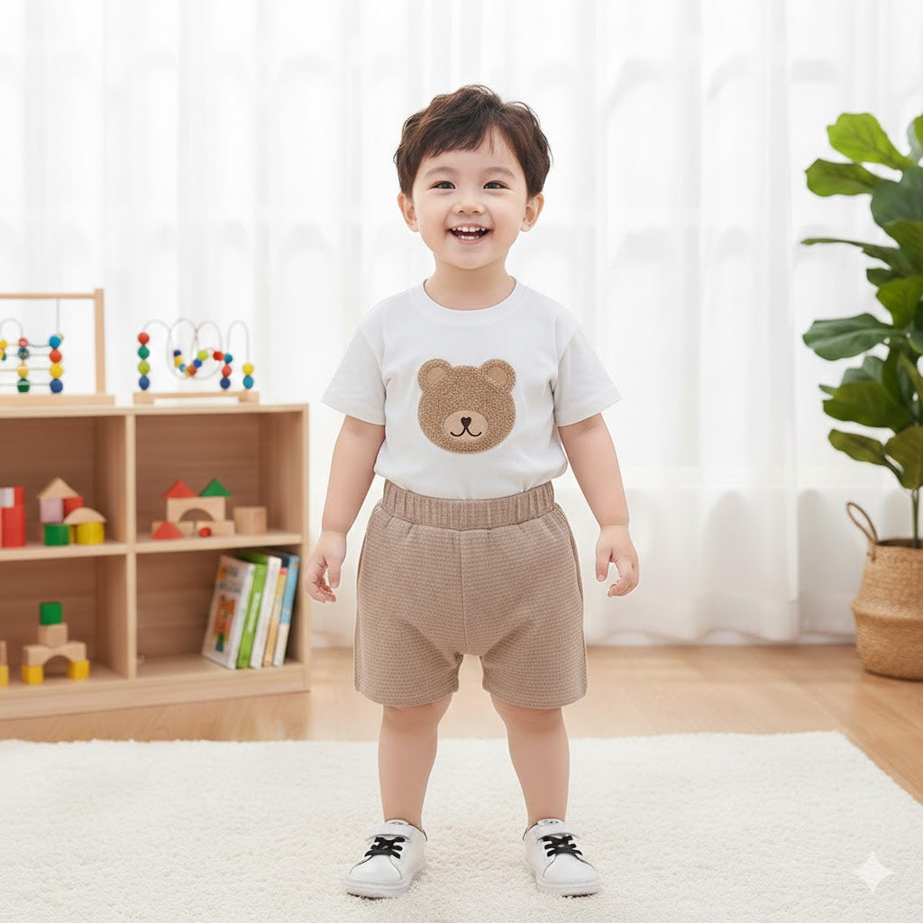 Completo Neutro estivo orsetto crema