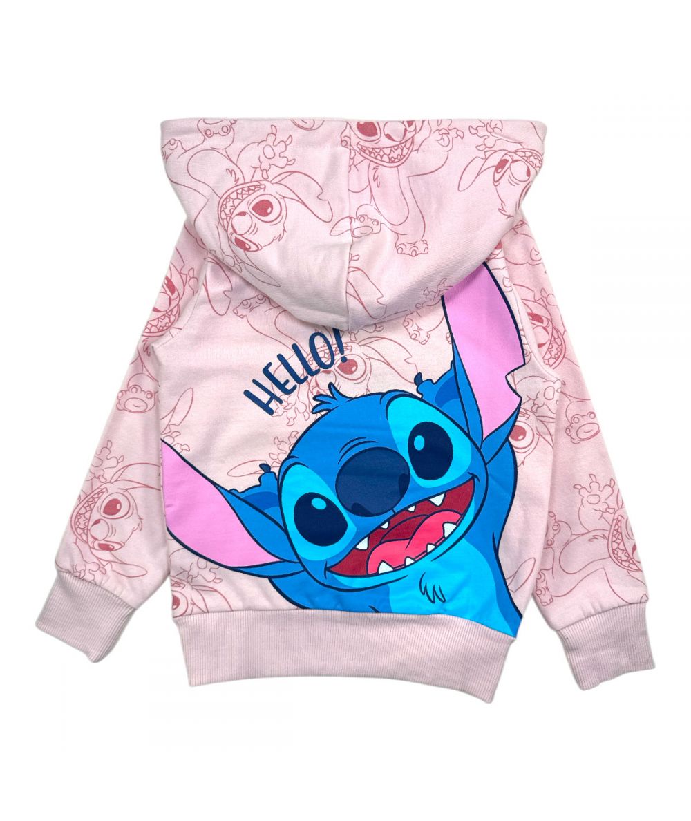 Felpa Lilo e Stitch rosa