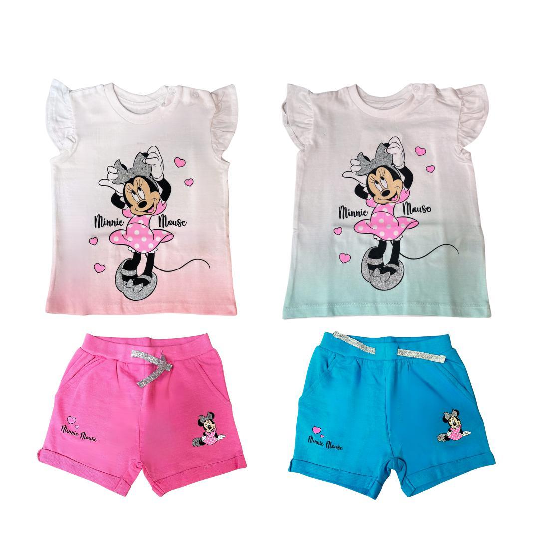 Set Com pletino Bimba Minnie Cotone Estivo - Baby Shop Store