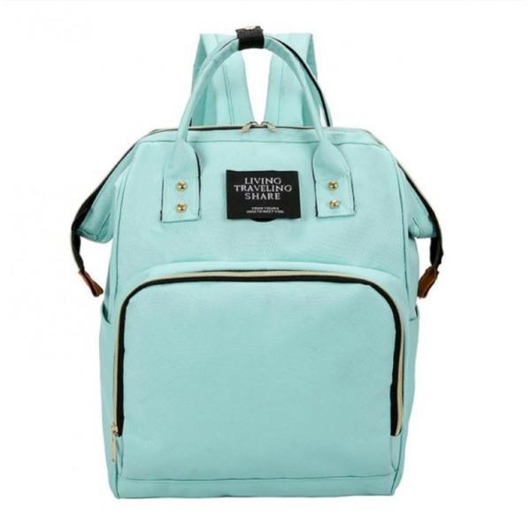 Borsa/Zaino Mamma verde acqua - Baby Shop Store