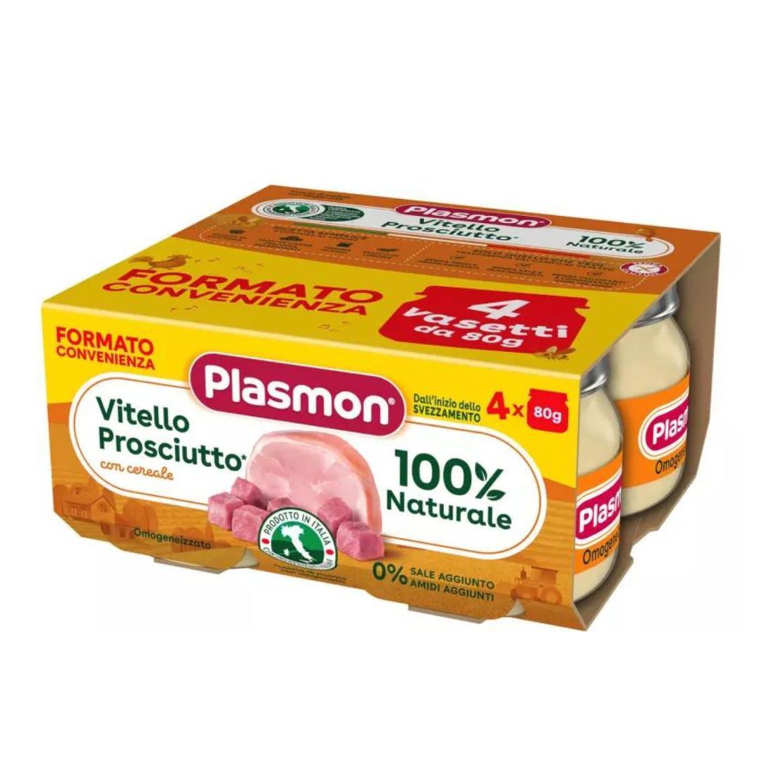 omogeneizzato Plasmon vitello e prosciutto 80grx4 - Baby Shop Store