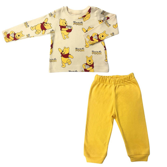 Set bimbo 2pz caldo cotone winnie the pooh