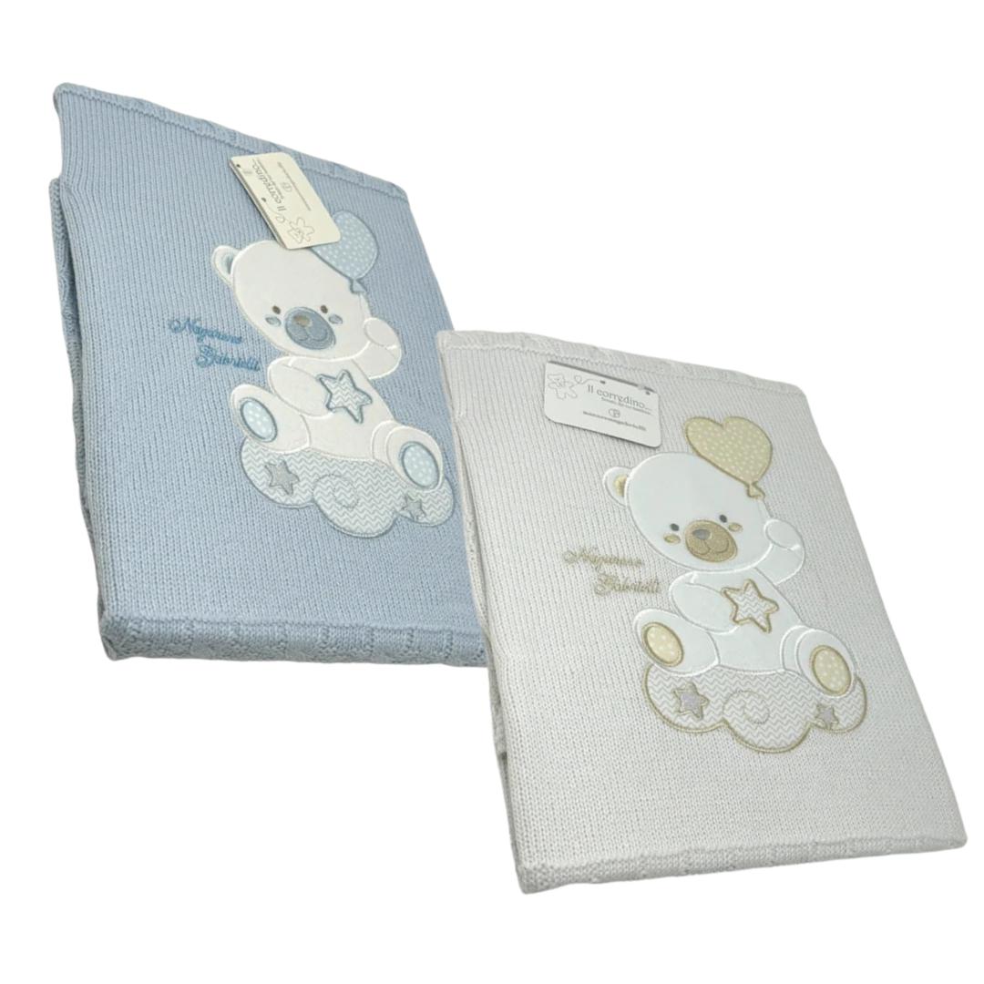 Copertina lanetta Nazareno 70x90cm babyculla